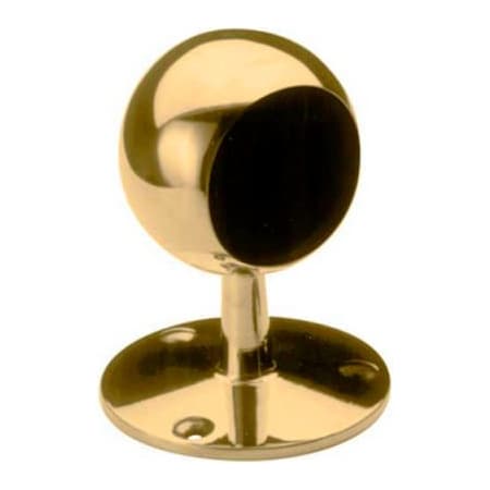 Lavi Industries Lavi Industries, Ball End Post, for 2" Tubing, Polished Brass 00-330/2